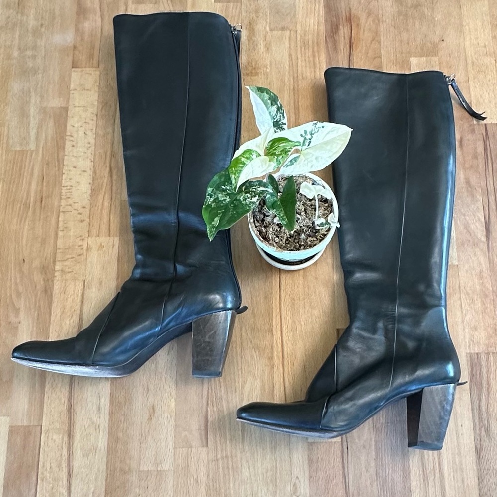 Coclico Black Leather Boots